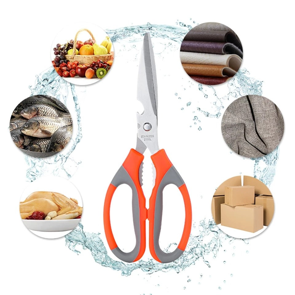 6 in 1 Multipurpose All In One Kitchen Multi functional Scissors